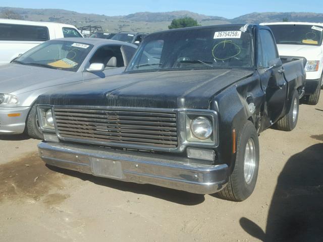 CCD148Z209596 - 1978 CHEVROLET C-10 BLACK photo 2