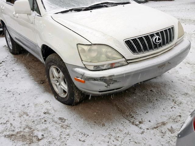 JTJHF10U010197289 - 2001 LEXUS RX 300 WHITE photo 9