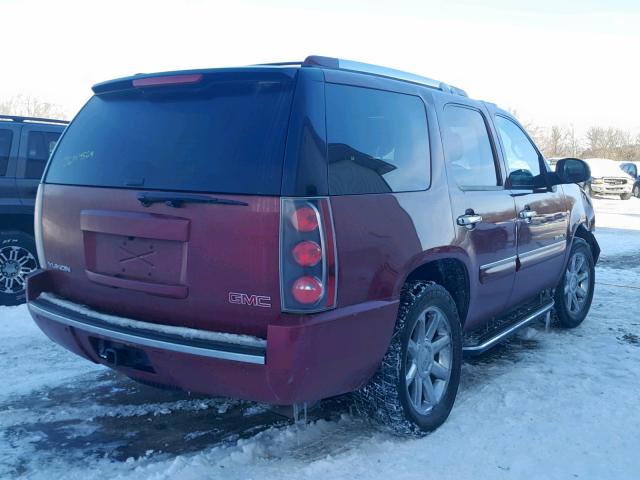 1GKFK63807J336717 - 2007 GMC YUKON DENA MAROON photo 4