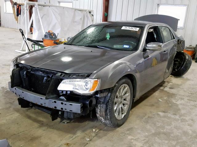 2C3CCAAG3CH116416 - 2012 CHRYSLER 300 GRAY photo 2