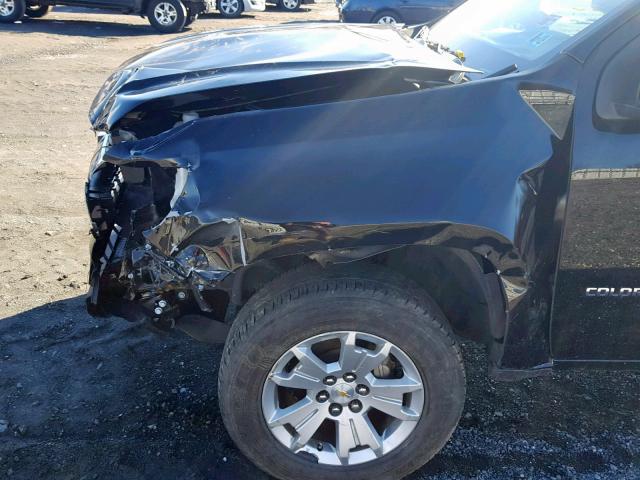 1GCGTCEN5J1302195 - 2018 CHEVROLET COLORADO L BLACK photo 9