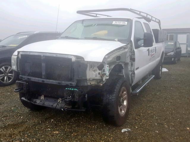 1FTWW31P47EA93415 - 2007 FORD F350 SRW S WHITE photo 2