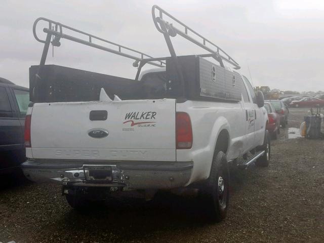 1FTWW31P47EA93415 - 2007 FORD F350 SRW S WHITE photo 4