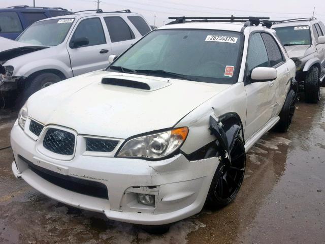 JF1GG74607G817767 - 2007 SUBARU IMPREZA WR WHITE photo 2