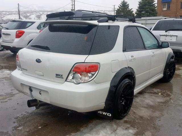 JF1GG74607G817767 - 2007 SUBARU IMPREZA WR WHITE photo 4