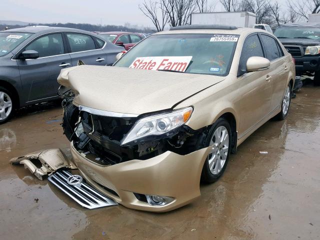 4T1BK3DB2BU420110 - 2011 TOYOTA AVALON BAS GOLD photo 2