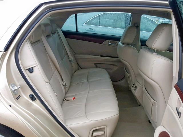 4T1BK3DB2BU420110 - 2011 TOYOTA AVALON BAS GOLD photo 6