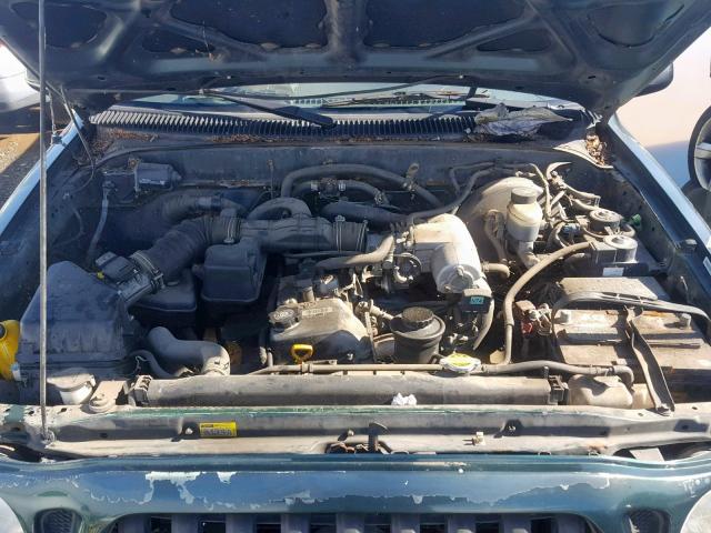 5TENL42N01Z785893 - 2001 TOYOTA TACOMA GREEN photo 7