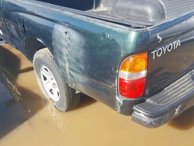 5TENL42N01Z785893 - 2001 TOYOTA TACOMA GREEN photo 9