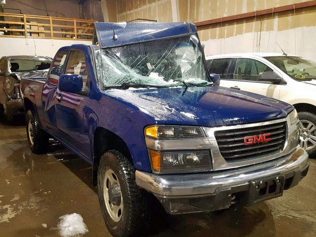 1GTJ6LF90C8156281 - 2012 GMC CANYON BLUE photo 1