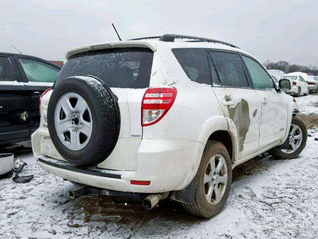 2T3DK4DV2BW057761 - 2011 TOYOTA RAV4 LIMIT WHITE photo 4