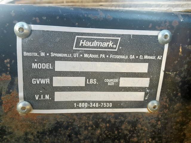 16GB24252A005179 - 2002 OTHR HAULMARK WHITE photo 10