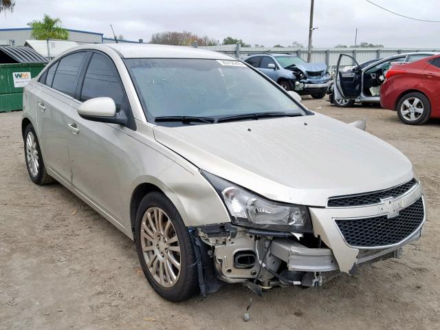 1G1PH5SB0D7259709 - 2013 CHEVROLET CRUZE ECO BEIGE photo 1