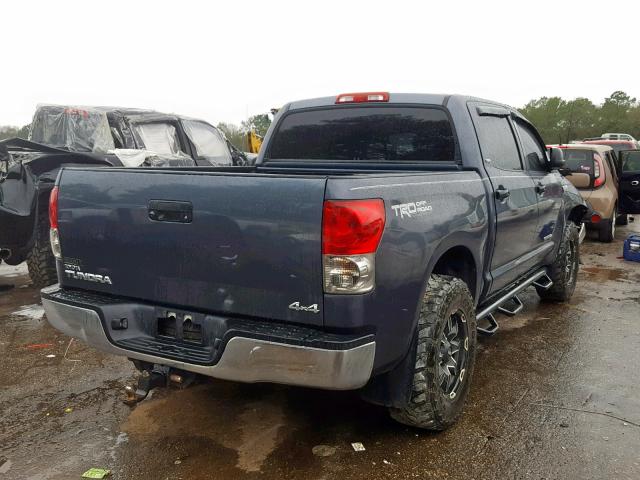 5TFDV54158X081132 - 2008 TOYOTA TUNDRA CRE GRAY photo 4