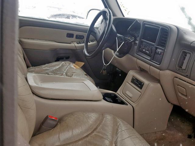 3GKFK16T61G130345 - 2001 GMC YUKON XL K GRAY photo 5