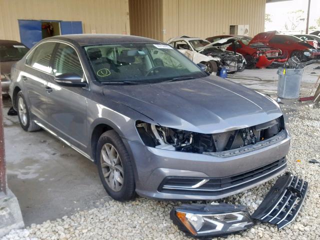 1VWAT7A38HC036068 - 2017 VOLKSWAGEN PASSAT S CHARCOAL photo 1