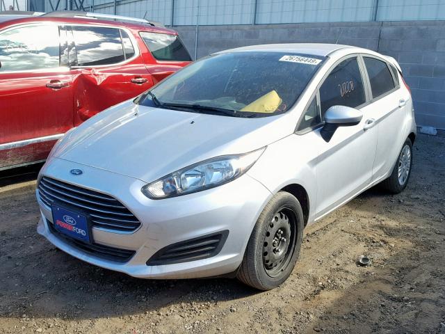 3FADP4TJ1HM153316 - 2017 FORD FIESTA S SILVER photo 2