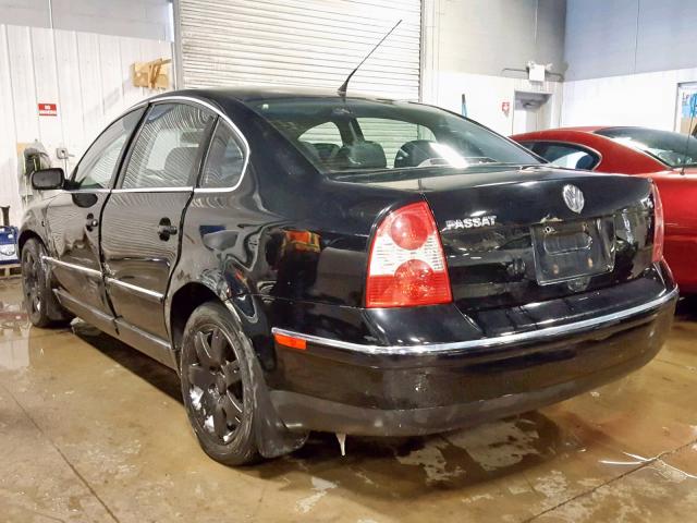 WVWRH63B81E124800 - 2001 VOLKSWAGEN PASSAT GLX 黑色 照片 3