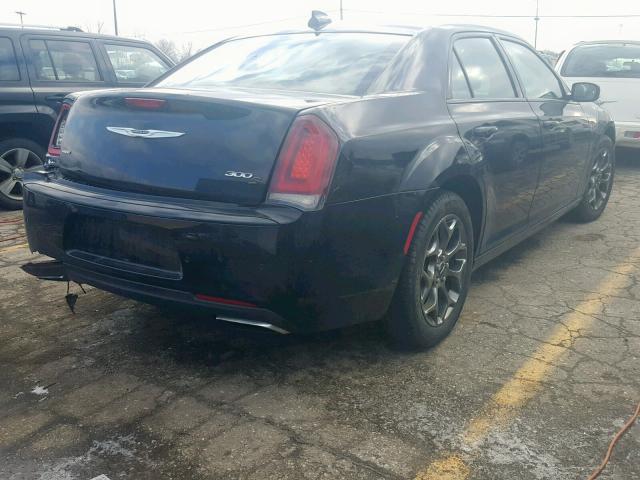 2C3CCAGG5FH932359 - 2015 CHRYSLER 300 S BLACK photo 4