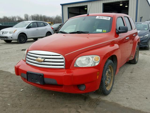 3GNBAADB0AS543812 - 2010 CHEVROLET HHR LS RED photo 2