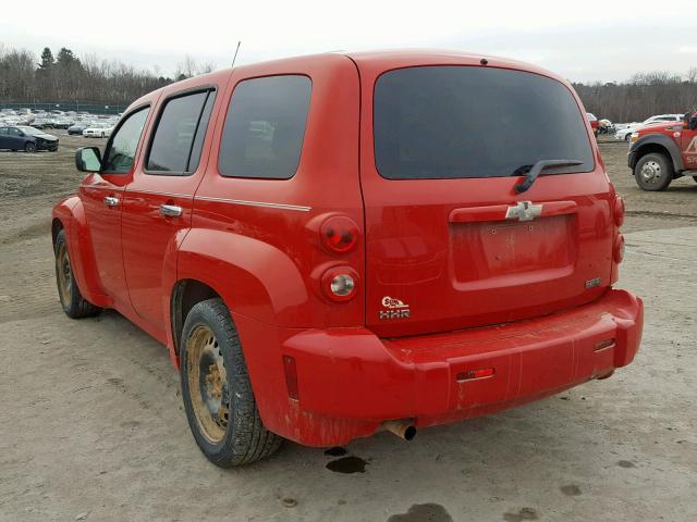 3GNBAADB0AS543812 - 2010 CHEVROLET HHR LS RED photo 3