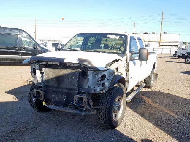 1FTWW31P65EC40329 - 2005 FORD F350 SRW S WHITE photo 2