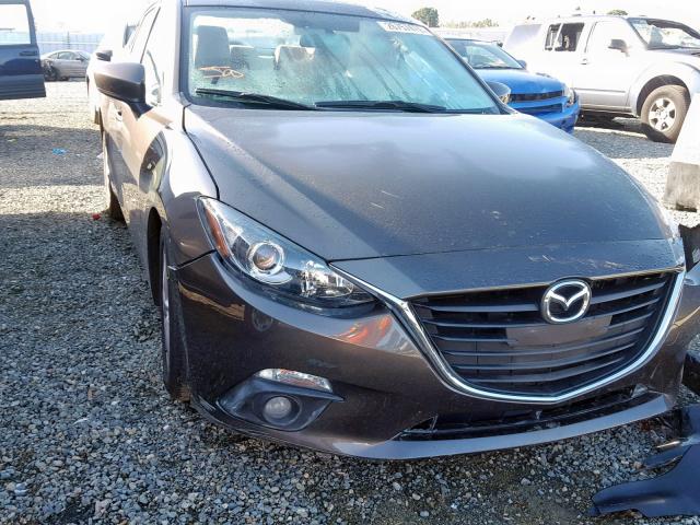 JM1BM1V74G1348168 - 2016 MAZDA 3 TOURING GRAY photo 1