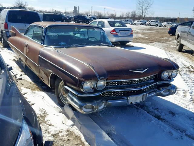 59J137739 - 1959 CADILLAC COUPE DEVI BROWN photo 1