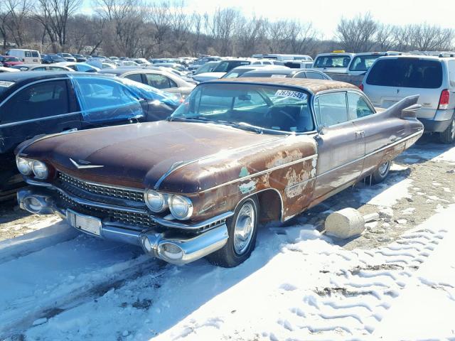 59J137739 - 1959 CADILLAC COUPE DEVI BROWN photo 2