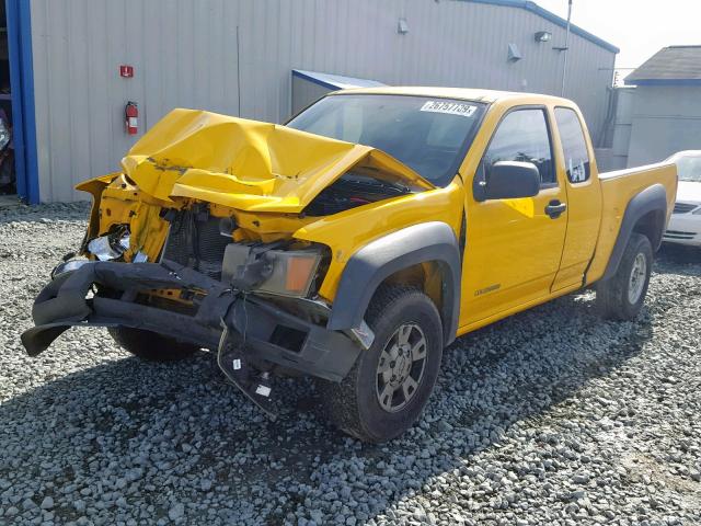 1GCDS196348206722 - 2004 CHEVROLET COLORADO YELLOW photo 2