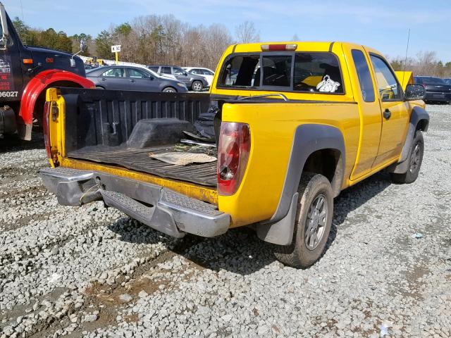 1GCDS196348206722 - 2004 CHEVROLET COLORADO YELLOW photo 4