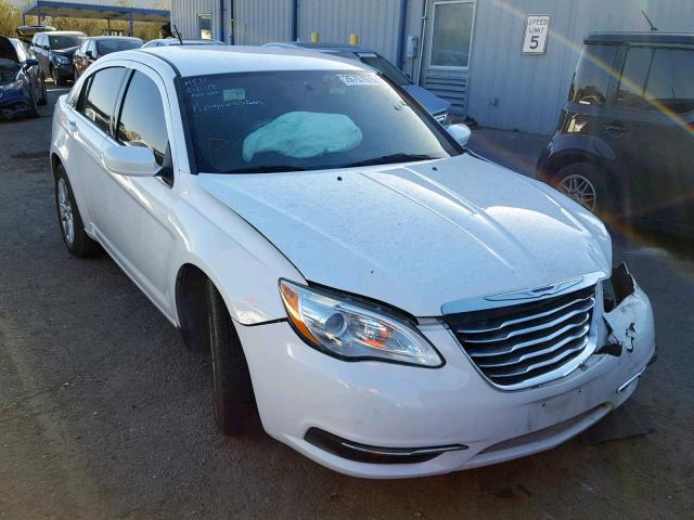 1C3CCBABXEN145335 - 2014 CHRYSLER 200 LX WHITE photo 1