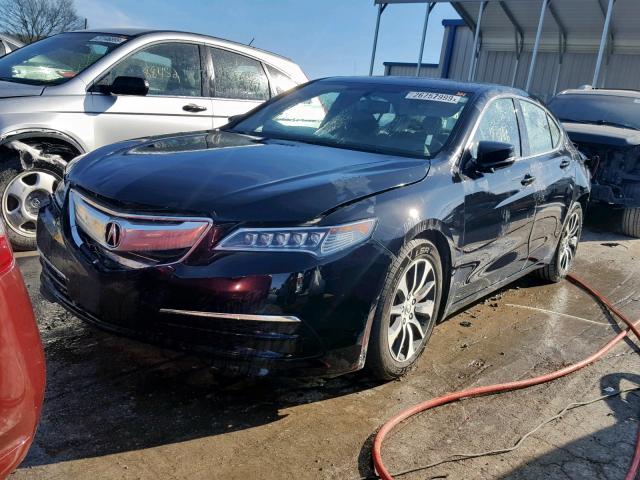 19UUB1F34FA008707 - 2015 ACURA TLX BLACK photo 2