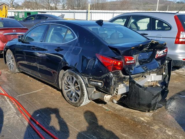 19UUB1F34FA008707 - 2015 ACURA TLX BLACK photo 3