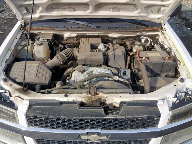 1GCCS39E688219517 - 2008 CHEVROLET COLORADO L WHITE photo 7