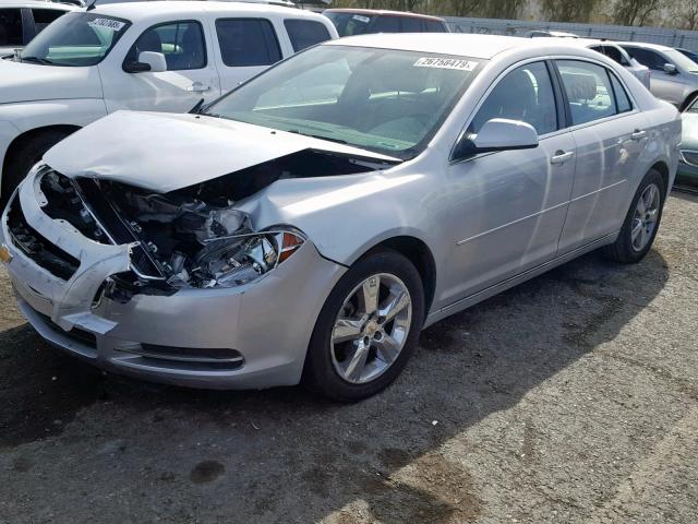 1G1ZD5EBXAF322719 - 2010 CHEVROLET MALIBU 2LT SILVER photo 2