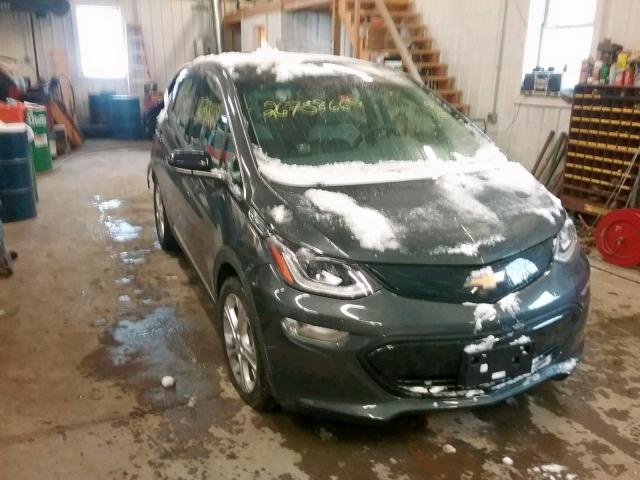 1G1FW6S09J4140723 - 2018 CHEVROLET BOLT EV LT GRAY photo 1