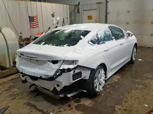 1C3CCCAB3FN684905 - 2015 CHRYSLER 200 LIMITE WHITE photo 4