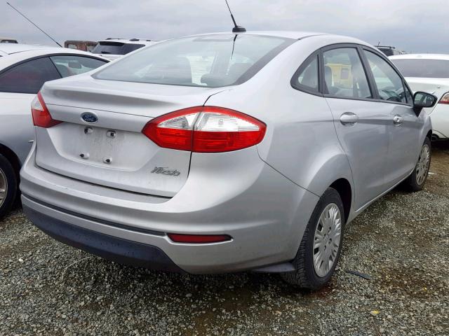 3FADP4AJ2EM235716 - 2014 FORD FIESTA S SILVER photo 4