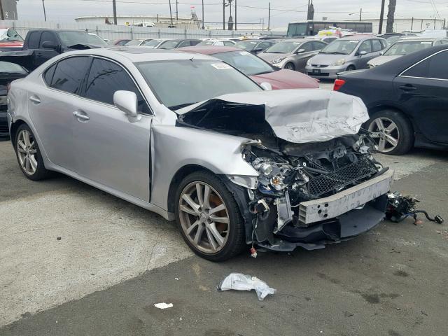 JTHBK262672038238 - 2007 LEXUS IS 250 SILVER photo 1