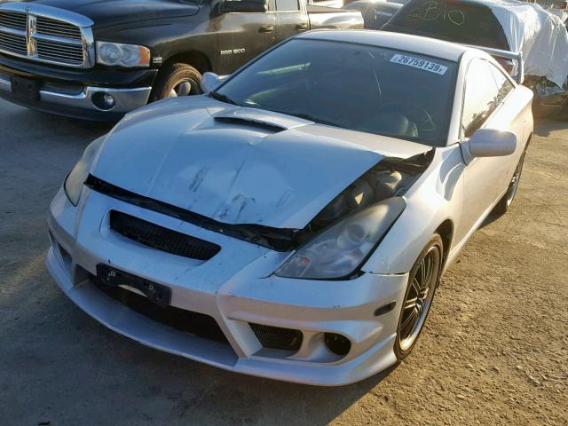 JTDDR32T820130045 - 2002 TOYOTA CELICA GT SILVER photo 2