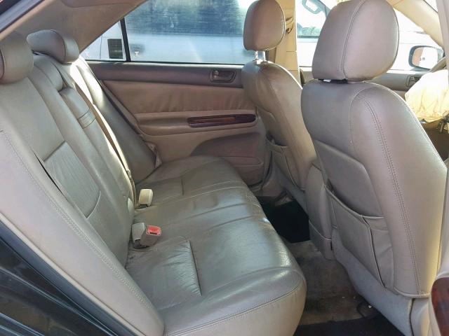 4T1BE32K64U380224 - 2004 TOYOTA CAMRY LE BLACK photo 6