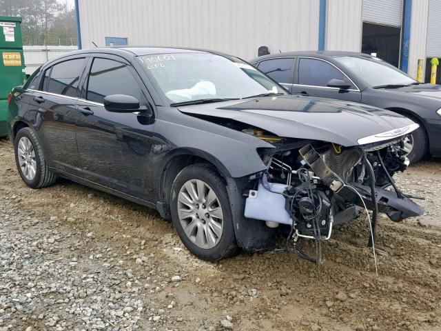 1C3CCBAB5CN321088 - 2012 CHRYSLER 200 LX BLACK photo 1