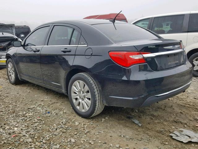 1C3CCBAB5CN321088 - 2012 CHRYSLER 200 LX BLACK photo 3