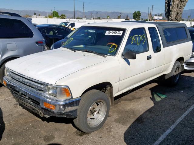 JT4VN93D9L5014657 - 1990 TOYOTA PICKUP 1/2 WHITE photo 2