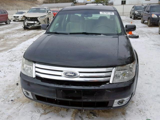 1FAHP24WX8G131468 - 2008 FORD TAURUS SEL BLACK photo 9