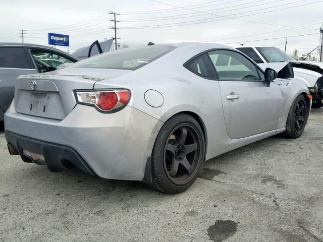 JF1ZNAA14D1722311 - 2013 SCION FRS SILVER photo 4