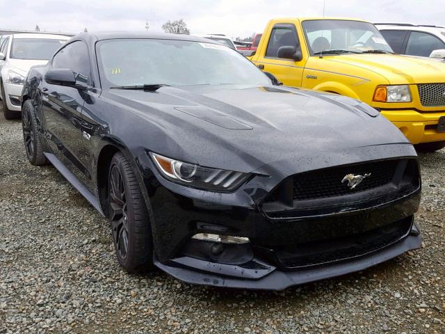 1FA6P8CF1H5281606 - 2017 FORD MUSTANG GT BLACK photo 1