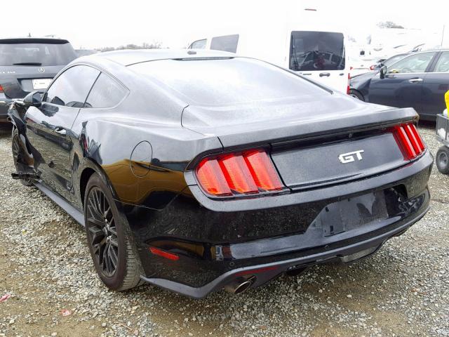 1FA6P8CF1H5281606 - 2017 FORD MUSTANG GT BLACK photo 3