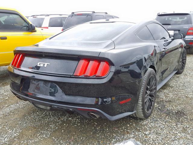 1FA6P8CF1H5281606 - 2017 FORD MUSTANG GT BLACK photo 4